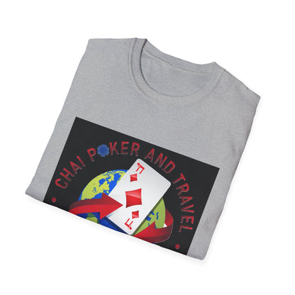 Wicked Cool Chai Poker T-Shirt, Travel Enthusiast Tee, Fun Graphic Shirt, Perfect Gift for Poker Lovers, Unisex Softstyle Tee