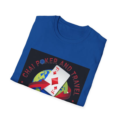 Wicked Cool Chai Poker T-Shirt, Travel Enthusiast Tee, Fun Graphic Shirt, Perfect Gift for Poker Lovers, Unisex Softstyle Tee