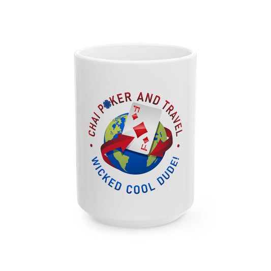 Wicked Cool Travel Mug - Ceramic Coffee Cup for Poker Lovers, Chai Enthusiasts, Adventure Seekers, Gift for Travelers, Unique [...]