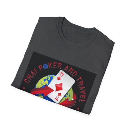 Wicked Cool Chai Poker T-Shirt, Travel Enthusiast Tee, Fun Graphic Shirt, Perfect Gift for Poker Lovers, Unisex Softstyle Tee