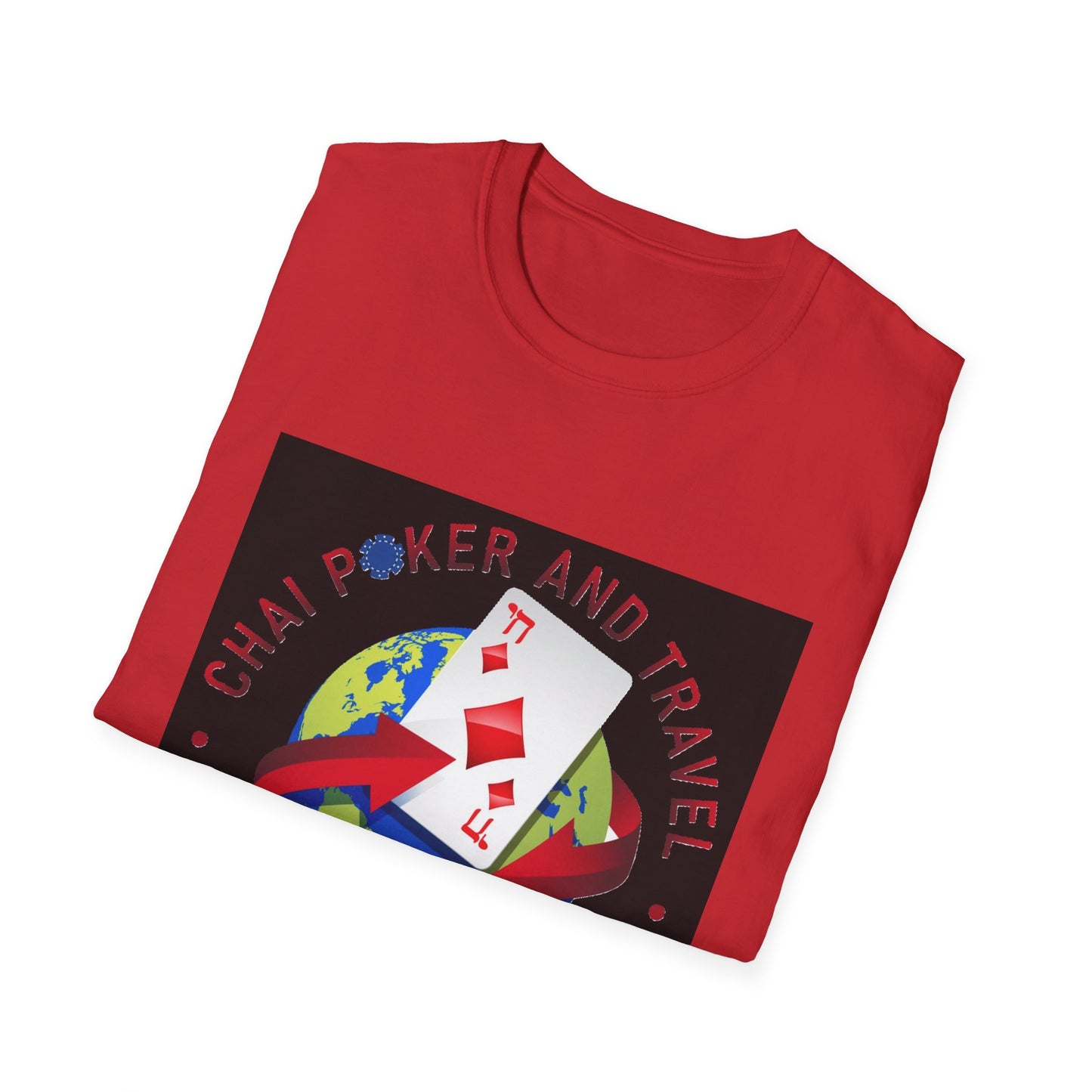 Wicked Cool Chai Poker T-Shirt, Travel Enthusiast Tee, Fun Graphic Shirt, Perfect Gift for Poker Lovers, Unisex Softstyle Tee