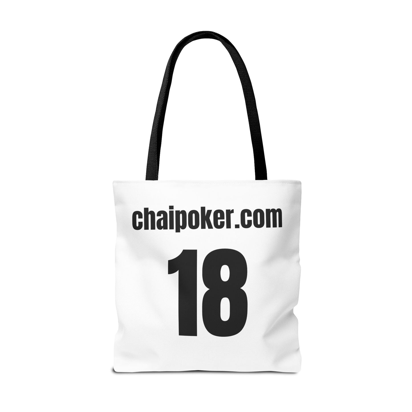 Chai Poker and Travel Tote Bag, Funny Shopping Bag, Custom Tote, Cool Gift for Travelers, Eco-Friendly Reusable Bag