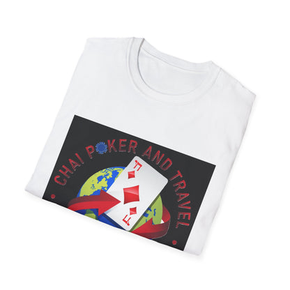 Wicked Cool Chai Poker T-Shirt, Travel Enthusiast Tee, Fun Graphic Shirt, Perfect Gift for Poker Lovers, Unisex Softstyle Tee