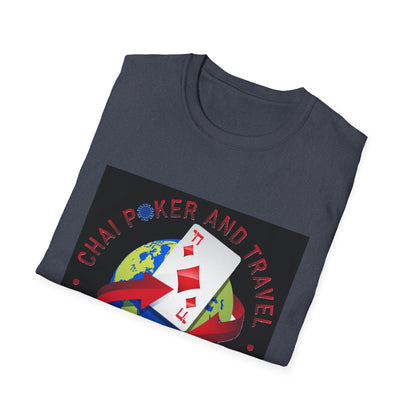 Wicked Cool Chai Poker T-Shirt, Travel Enthusiast Tee, Fun Graphic Shirt, Perfect Gift for Poker Lovers, Unisex Softstyle Tee