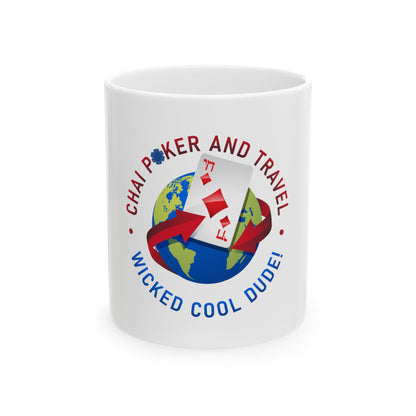 Wicked Cool Travel Mug - Ceramic Coffee Cup for Poker Lovers, Chai Enthusiasts, Adventure Seekers, Gift for Travelers, Unique [...]